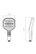 Лійка для ручного душу Qtap Rucni 130x130 мм QTRUC125BLM45957 Black Matt