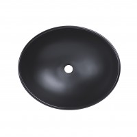 Раковина Qtap Dove 410х335х145 Matt black QT063078MBMB