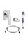 Комплект для біде Vlasta Chrome: Змішувач QTVLA6228102NC + Підключення QTCRMBH030 + Лійка + QTCRMA021 Шланг QTHADPVC120C