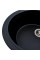 Гранітна мийка Platinum 5847 ONYX матова (чорна)