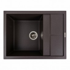 Гранітна мийка Platinum 6550 LOTOS матова Гренадін