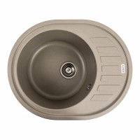 Гранітна мийка Platinum 6250 SOUL матова Титан