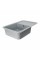 Гранітна мийка Platinum 7850 CUBE матова Сірий металік