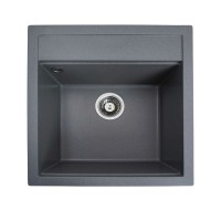 Гранітна мийка VALESO 5149 FIESTA матова Сірий мусон