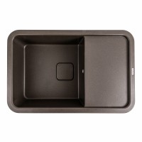 Гранітна мийка Platinum 7850 CUBE матова Темна скеля