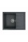 Гранітна мийка Platinum 6550 INTENSO матова Графіт