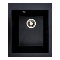 Гранітна мийка Platinum 4150 SOKIL матова (чорна)