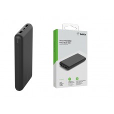 Акумулятор портативний літій-іонний Power Bank Belkin 20000мА·год, 15Вт, 2хUSB-A/USB-C, чорний