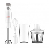 Блендер Tefal заглибний Easychef 450Вт, 3в1, чаша-800мл, чопер-500мл, турборежим, білий