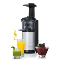 Соковитискач Panasonic Viva Collection шнековий 150Вт, чаша-0.4л, пластик/метал, чорний