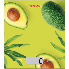 Ваги Ardesto кухонні Avocado, 5кг, AAAx2 в комплекті, скло, багатокольоровий