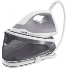 Праска-парогенератор Tefal Express Optimal, 2200Вт, 1200мл, паровий удар -250гр, постійна пара - 110гр, керам. підошва, біло-сірий