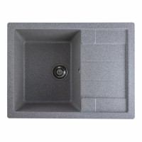 Гранітна мийка Platinum 6550 INTENSO матова Сіра