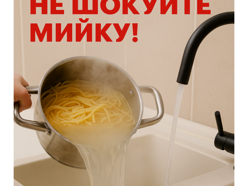 "Злила макарони — і мийка луснула?" Вся правда про термошок, якої вам не розказували!