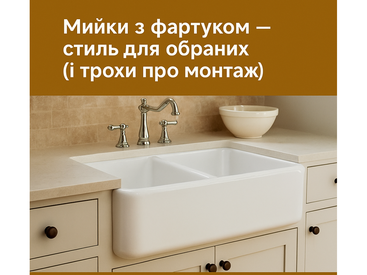  Мийки "з фейсом" — стиль для обраних (і трохи про монтаж)