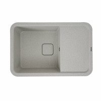 Гранітна мийка Platinum 7850 CUBE матова Топаз