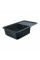 Гранітна мийка Platinum 7850 CUBE матова Антрацит