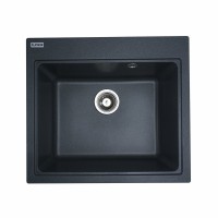 Гранітна мийка Platinum 5852 VESTA матова Антрацит