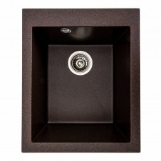 Гранітна мийка Platinum 4150 SOKIL матова Шоколад