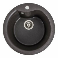 Гранітна мийка Platinum 480 TURAS матова Гренадін