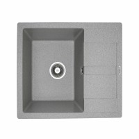 Гранітна мийка Platinum 5851 ARIA матова Сіра