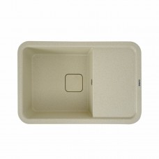 Гранітна мийка Platinum 7850 CUBE матова Пісок