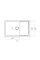 Гранітна мийка Platinum 7850 CUBE матова Сіра