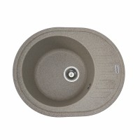 Гранітна мийка Platinum 6250 SOUL матова Карамель