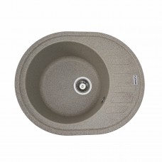 Гранітна мийка Platinum 6250 SOUL матова Карамель