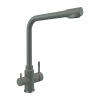 Змішувач кухонний Platinum KT 8201 (8626) Сірий металік