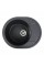 Гранітна мийка Platinum 5847 ONYX матова Карбон