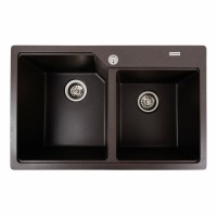 Гранітна мийка Platinum 7850 HARMONY матова Гренадін