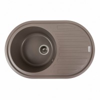 Гранітна мийка Platinum 7750 LIRA матова Дюна
