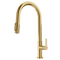 Кухонний змішувач Franke Slim J Pull Down gold