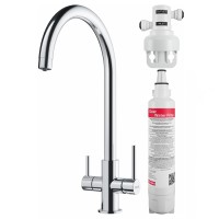 Кухонний змішувач Franke Lina Clear Water хром з фільтром