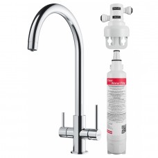 Кухонний змішувач Franke Lina Clear Water хром з фільтром