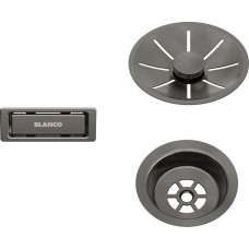 Набір декоративних елементів Blanco C-overflow та InFino® satin dark steel 206900