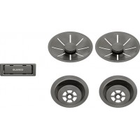 Набір декоративних елементів Blanco C-overflow та InFino® satin dark steel 206901