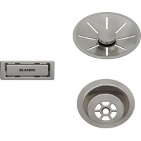 Набір декоративних елементів Blanco C-overflow та InFino® satin platinum 207406