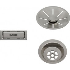 Набір декоративних елементів Blanco C-overflow та InFino® satin platinum 207406