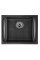 Кухонна мийка GRANADO Under top MAX STEEL S201 black textures
