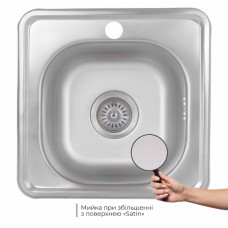 Кухонна мийка Brinex 3838 матова 0,6