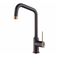 Кухонний змішувач Helika UNUS 5033 Black metallic/copper