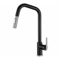 Кухонний змішувач Helika MATENO 7023 Black metallic 601