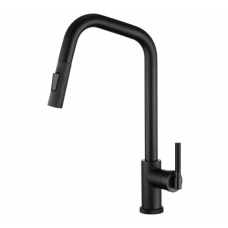Кухонний змішувач Helika MATENO 7023 Black metallic 601 +black