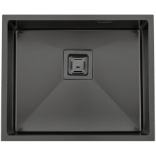 Кухонна мийка Fabiano Quadro 53 Celldecor Nano Graphite