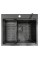 Кухонна мийка Fabiano TOP Center 57 Celldecor Nano Graphite