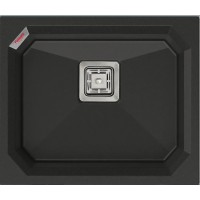Гранітна мийка Fabiano Classic Crystal 53x46 Antracit