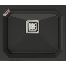 Гранітна мийка Fabiano Classic Crystal 53x46 Antracit