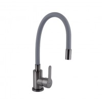 Кухонний змішувач Brinex Pure 015F3 Graphite/Grey